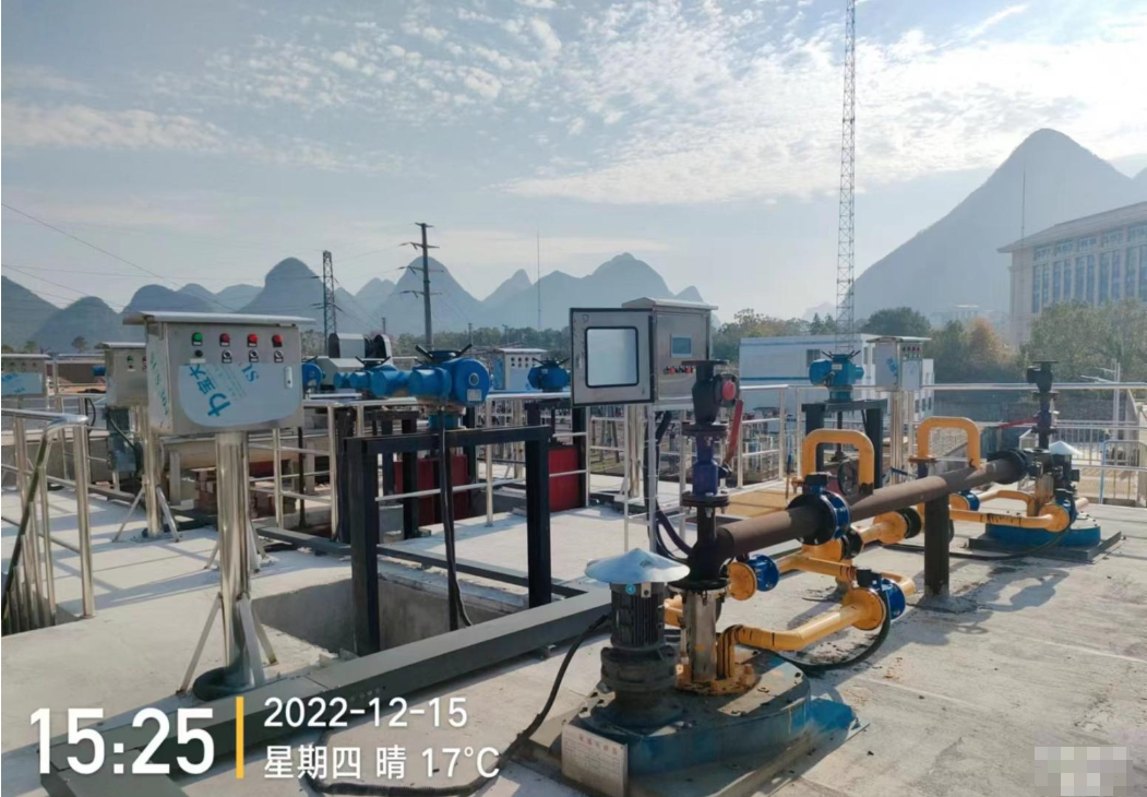 地衛(wèi)環(huán)?！`山縣第三污水處理廠